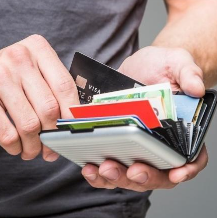 Cartera de Seguridad Metalica